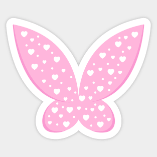 Pink Fairy Wings Sticker